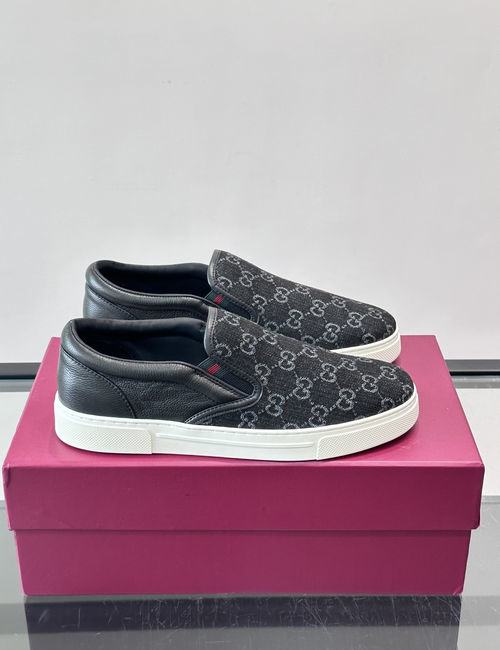 Gucci Denim Slip-on Casual Shoes