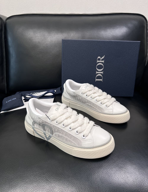 Christian Dior CD Premium Cowhide Breathable Sneakers