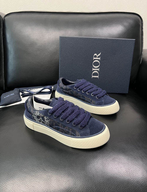 Christian Dior CD Premium Cowhide Breathable Sneakers