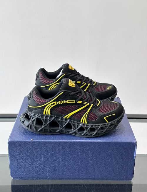 Christian Dior CD B35 Retro Chunky Sneakers With Leather Upper