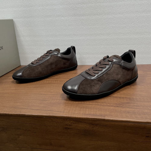 Armani Lace-up Low-top Casual Sneakers