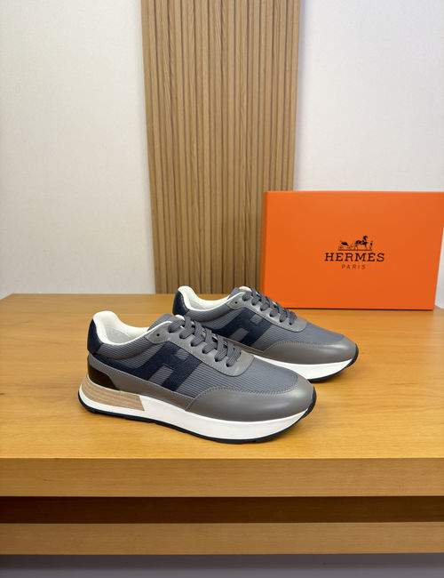 Hermes H Pattern Casual Sneakers