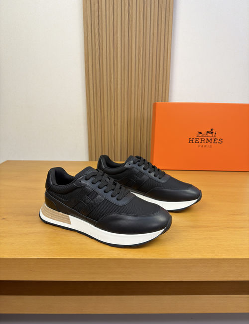 Hermes H Pattern Casual Sneakers