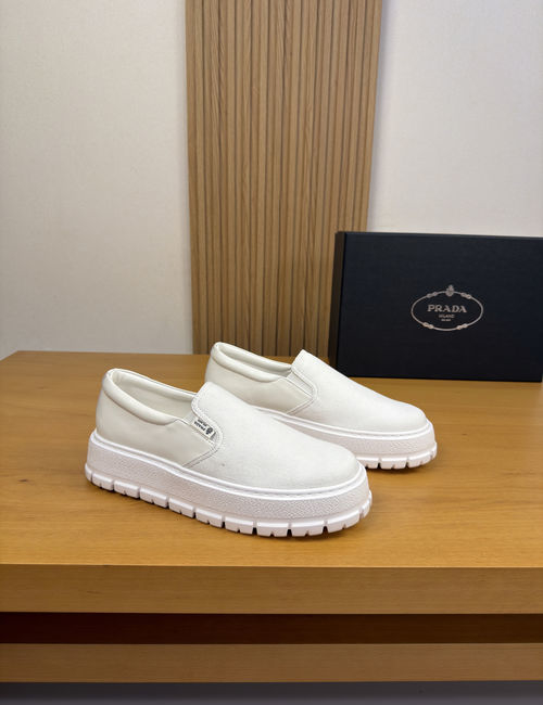 Prada Napa Leather Casual Sneakers