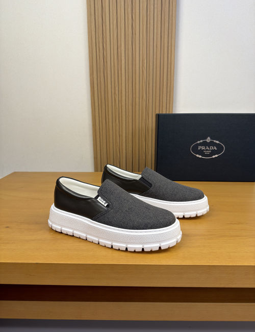Prada Napa Leather Casual Sneakers