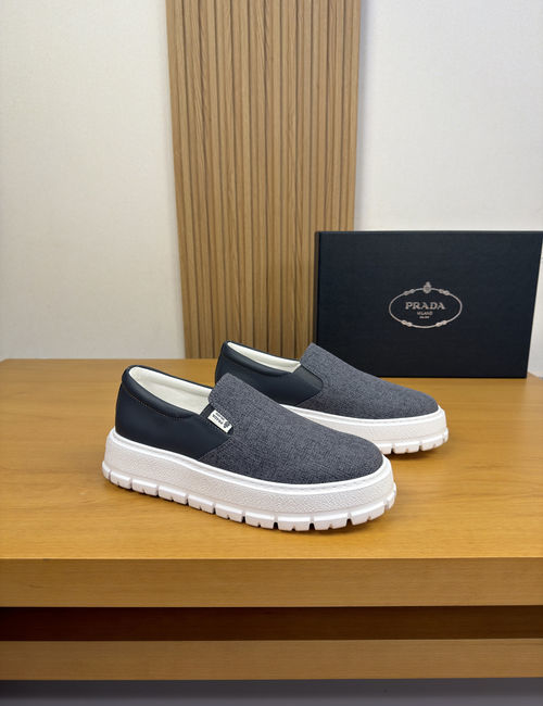 Prada Napa Leather Casual Sneakers