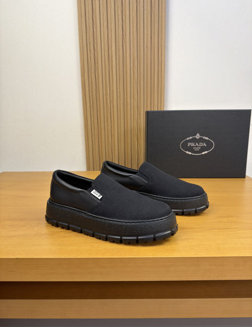 Prada Napa Leather Casual Sneakers