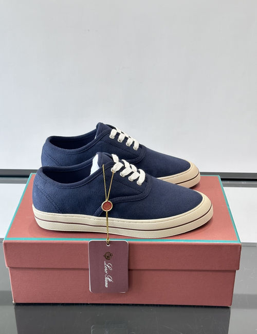 Loro Piana LP Nantucket Walk Breathable Canvas Shoes