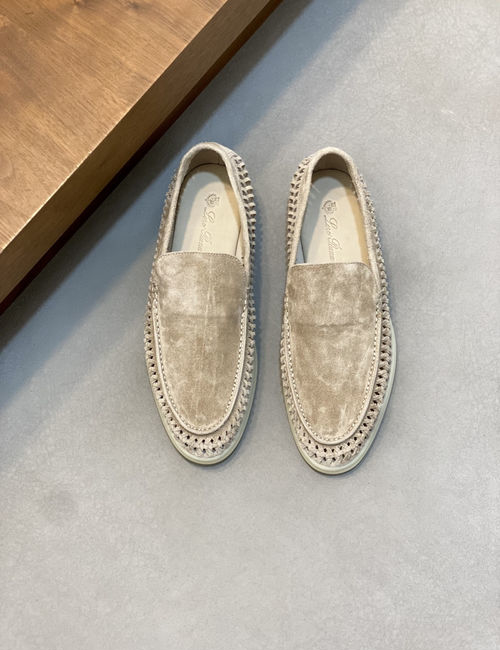 Loro Piana LP Slip-on Woven Loafers Soft Sole