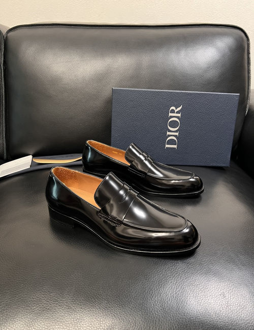 Christian Dior CD Premium Leather Formal Dress Shoes