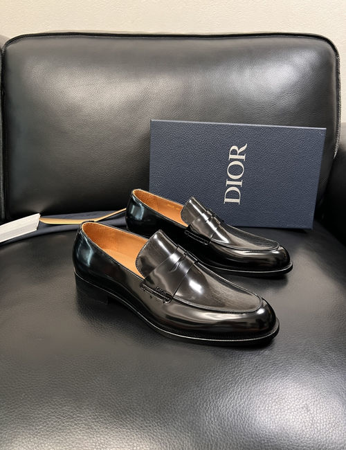 Christian Dior CD Premium Leather Formal Dress Shoes