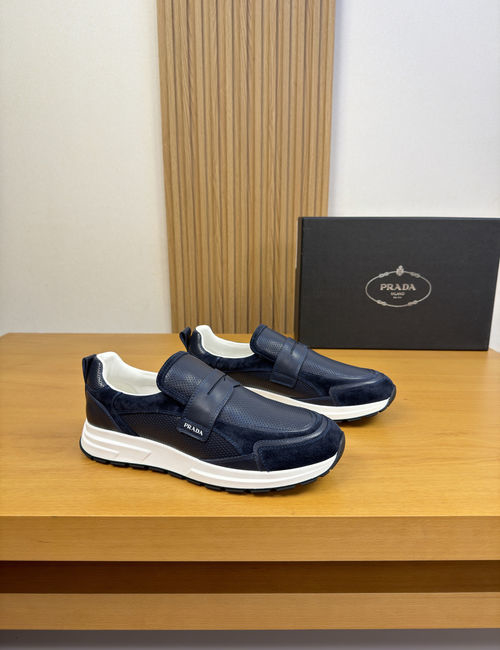 Prada Premium Leather Casual Sneakers