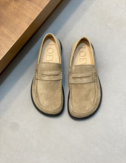Loewe Business Shoes With Genuine Leather Sole