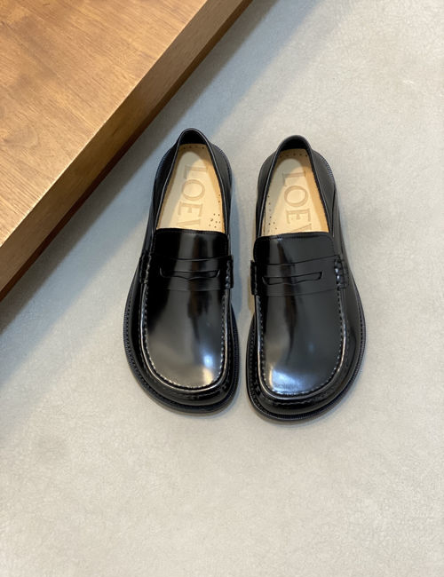 Loewe Business Shoes With Genuine Leather Sole