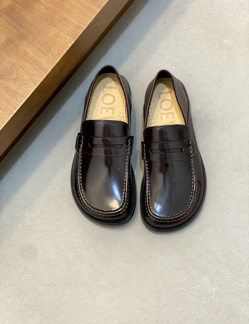 Loewe Business Shoes With Genuine Leather Sole