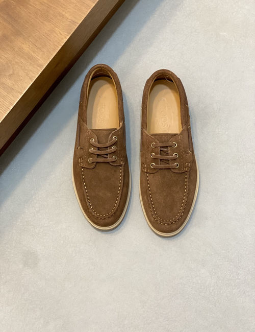 TODS Genuine Leather Loafer Shoes Soft Anti-slip