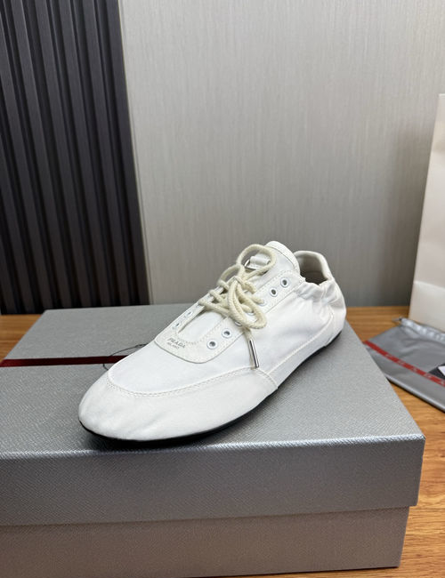 Prada Collapse Slip-on Sneakers With Leather Upper
