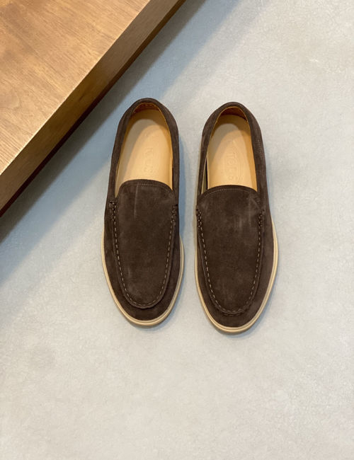 TODS Genuine Leather Loafer Shoes Soft Anti-slip