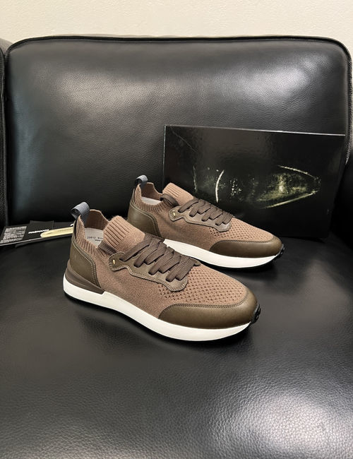 Magnanni Knit Upper Sneakers With Leather Insole