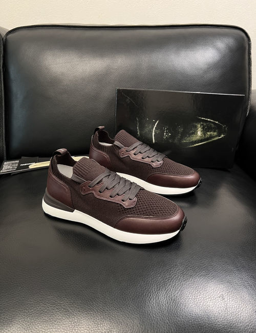Magnanni Knit Upper Sneakers With Leather Insole