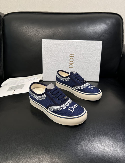 Christian Dior CD Genuine Leather Comfort Sneakers