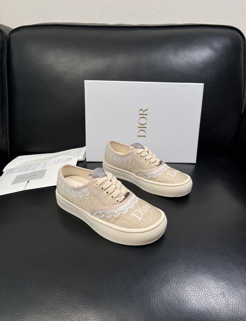 Christian Dior CD Genuine Leather Comfort Sneakers