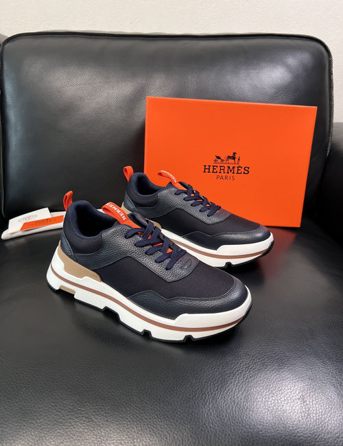 Hermes Premium Stitched Leather Shoes