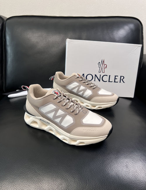 Moncler Genuine Leather Sneakers With Original Sole