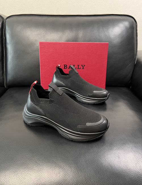 Bally Cowhide Flying Woven Sneakers