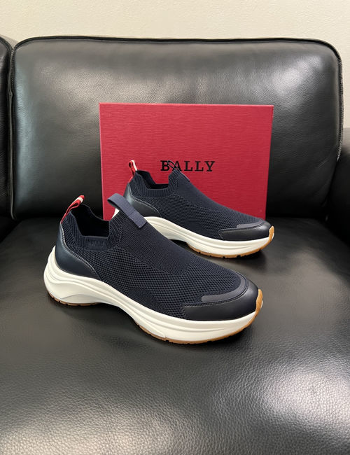 Bally Cowhide Flying Woven Sneakers