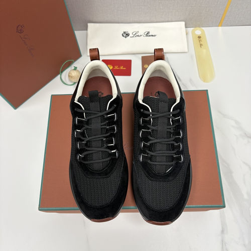 Loro Piana LP Week End Walk Mesh Casual Sneakers