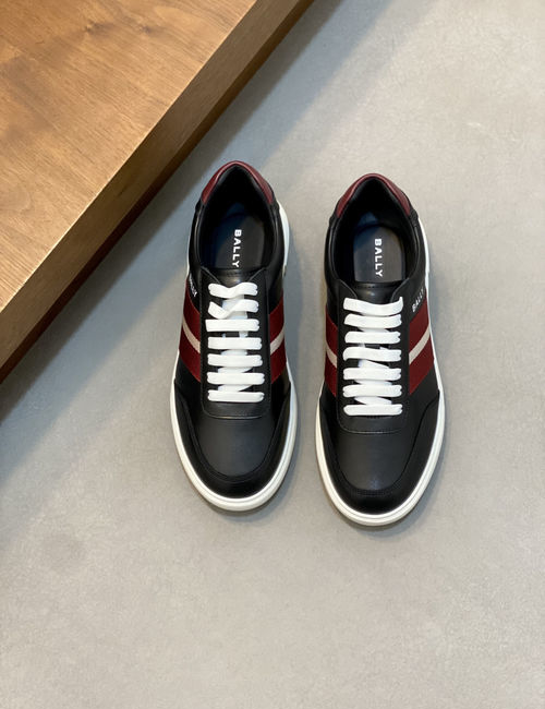 Bally Casual Leather Skate Shoes With Non-slip Sole