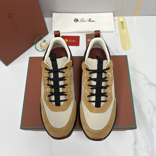 Loro Piana LP Week End Walk Mesh Casual Sneakers