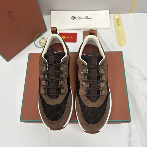 Loro Piana LP Week End Walk Mesh Casual Sneakers