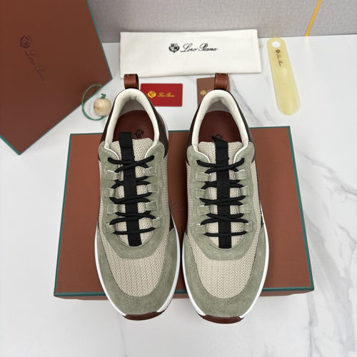 Loro Piana LP Week End Walk Mesh Casual Sneakers