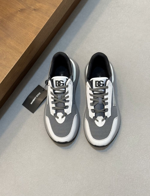 Dolce & Gabbana DG Cowhide Stitched Casual Sports Shoes