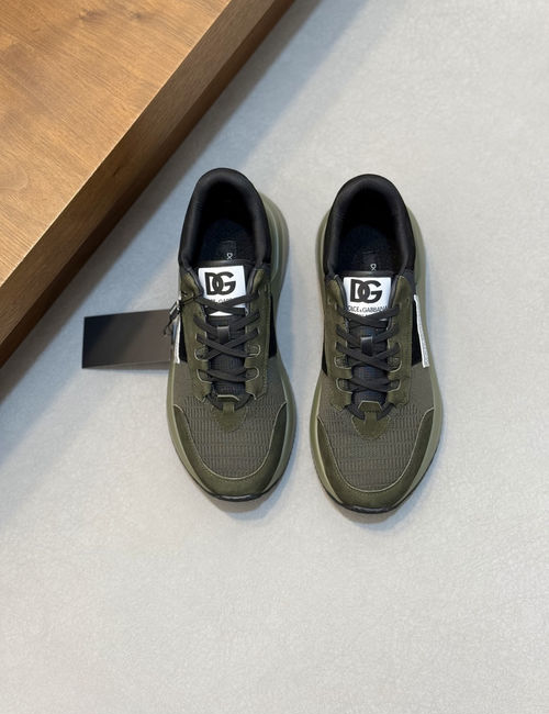 Dolce & Gabbana DG Cowhide Stitched Casual Sports Shoes