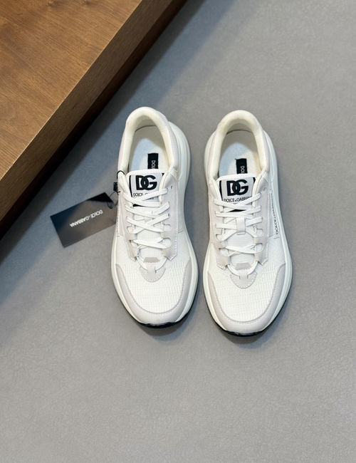 Dolce & Gabbana DG Cowhide Stitched Casual Sports Shoes