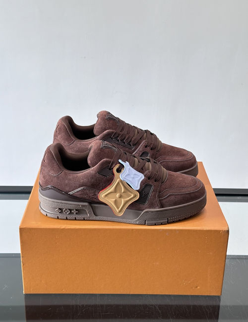 Louis Vuitton LV Trainer Sneakers Low-top Casual Skate Shoes