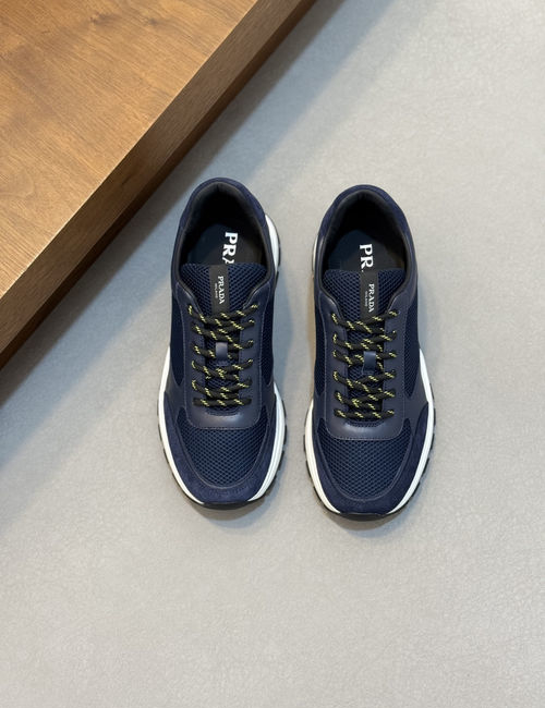 Prada Montecarlo Re-edition Suede Mesh Sneakers
