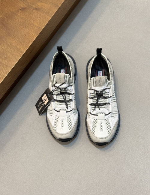Zegna Techmerino Wool Casual Sneakers With Vibram Sole