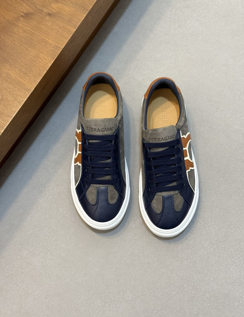 Ferragamo Vintage Style Low-Top Casual Shoes