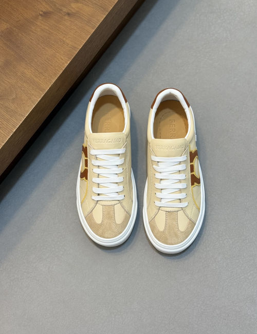 Ferragamo Vintage Style Low-Top Casual Shoes