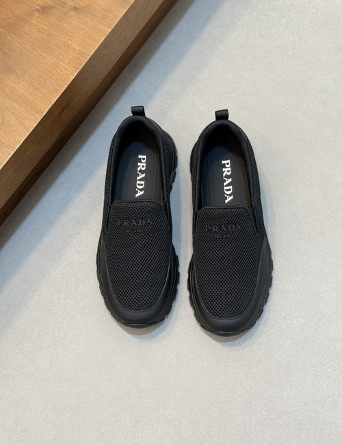 Prada Montecarlo Re-Edition Suede Mesh Sneakers