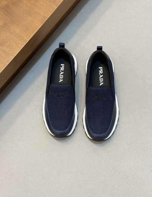 Prada Montecarlo Re-Edition Suede Mesh Sneakers
