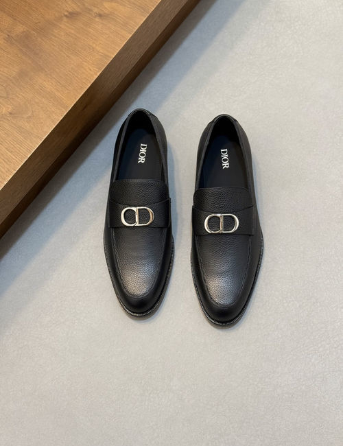 Christian Dior CD Goodyear Welted Leather Dress Shoes