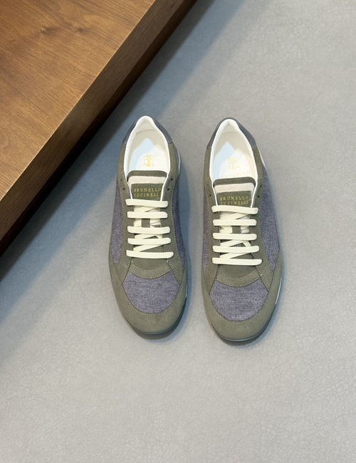 Brunello Cucinelli BC Calfskin Sneakers With TPU PU Outsole