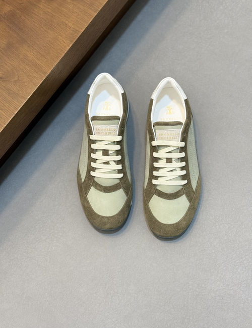 Brunello Cucinelli BC Calfskin Sneakers With TPU PU Outsole