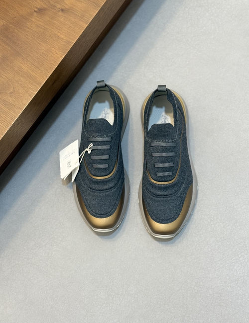 Brunello Cucinelli BC Cashmere Flyknit Breathable Sneakers