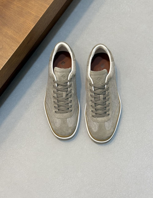 Loro Piana LP Modern Week End Walk Sneakers With Wool Upper